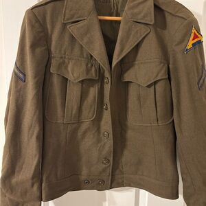 Vintage WWII US 7th Army Enlisted Ike Jacket